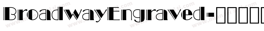 BroadwayEngraved字体转换
