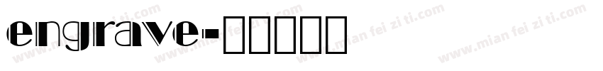 engrave字体转换