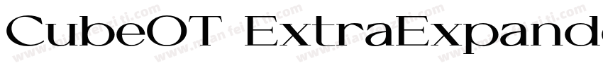 CubeOT-ExtraExpandedBold字体转换