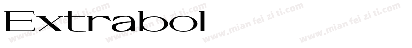 Extrabol字体转换