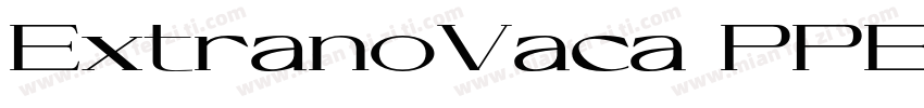 ExtranoVaca-PPE字体转换