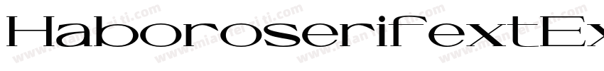 HaboroserifextExt字体转换