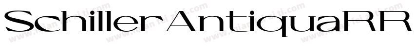 SchillerAntiquaRRExt字体转换