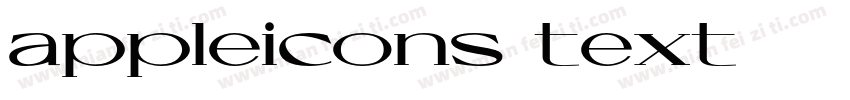 appleicons_text字体转换