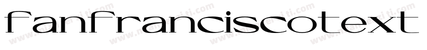 fanfranciscotext字体转换