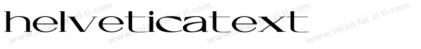 helveticatext字体转换