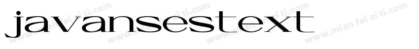 javansestext字体转换