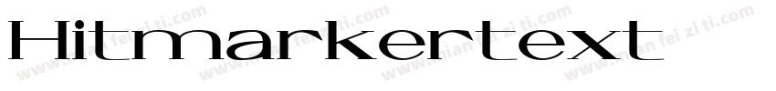 Hitmarkertext字体转换