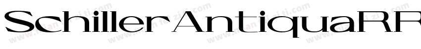 SchillerAntiquaRRExt字体转换