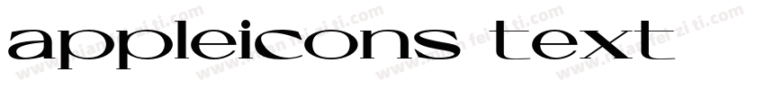 appleicons_text字体转换