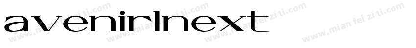 avenirlnext字体转换