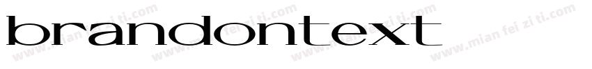 brandontext字体转换