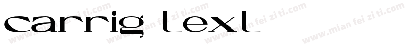 carrig-text字体转换