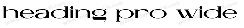 heading-pro-wide-ext字体转换