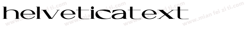 helveticatext字体转换