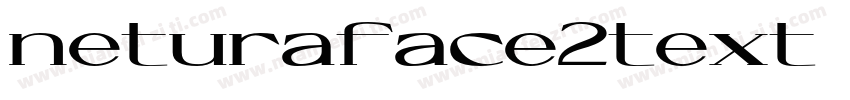 neturaface2text字体转换