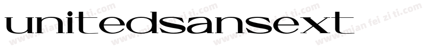 unitedsansext字体转换