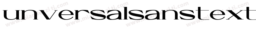 unversalsanstext字体转换