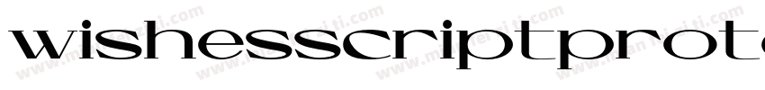 wishesscriptprotext字体转换