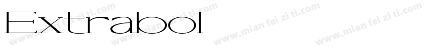 Extrabol字体转换