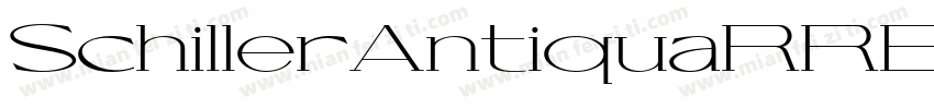SchillerAntiquaRRExt字体转换