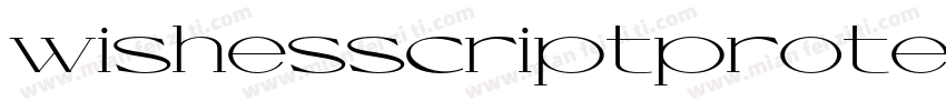 wishesscriptprotext字体转换