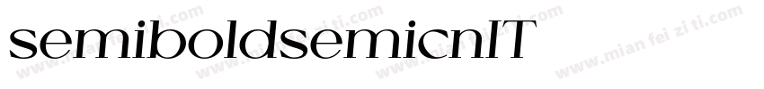 semiboldsemicnIT字体转换