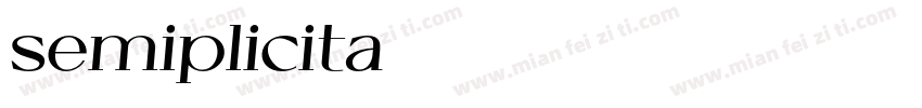 semiplicita字体转换