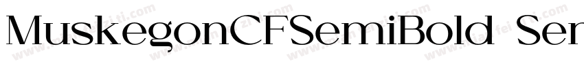 MuskegonCFSemiBold-SemiBold字体转换