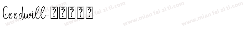 Goodwill字体转换