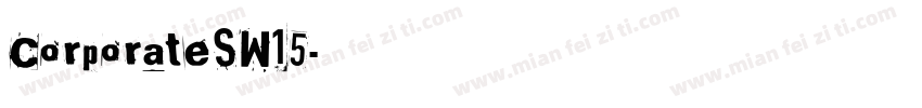 CorporateSW15字体转换