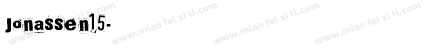 Jonassen15字体转换