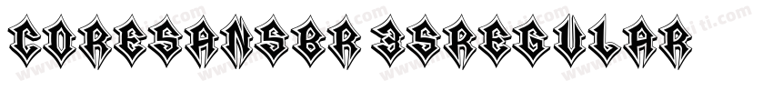CoreSansBR-35Regular字体转换