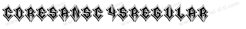 CoreSansC-45Regular字体转换