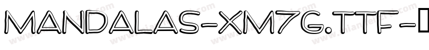 Mandalas-Xm7g.ttf字体转换