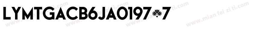 LYMTGACB6JA019727字体转换