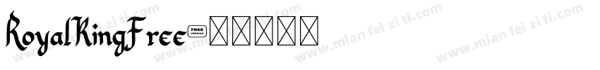RoyalKingFree字体转换