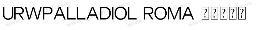 URWPalladioL-Roma字体转换