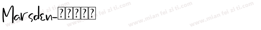 Marsden字体转换