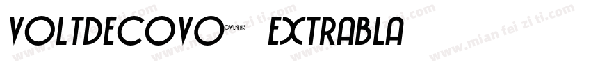 VOLTDECOV02-ExtraBla字体转换