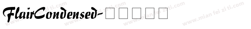 FlairCondensed字体转换