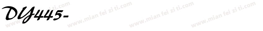 DY445字体转换