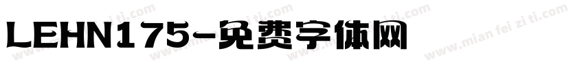 LEHN175字体转换