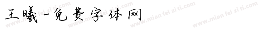 王曦字体转换