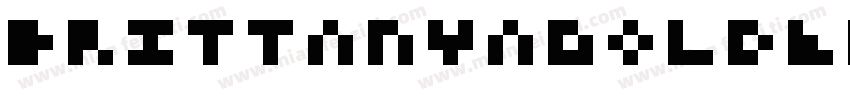 BrittanyaGoldeniteRegular-w1l3x字体转换