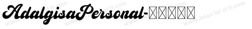 AdalgisaPersonal字体转换