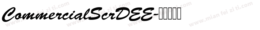 CommercialScrDEE字体转换