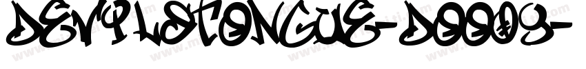 DevilsTongue-DOO09字体转换