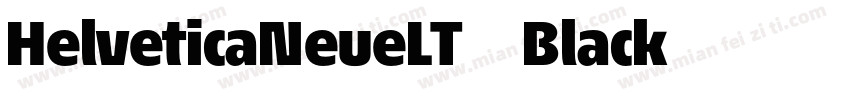 HelveticaNeueLT95Black字体转换
