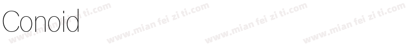Conoid字体转换